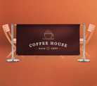 Cafe Barriers Vinyl Banners