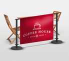 Cafe Barriers Vinyl Banners