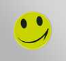 Smiley Reflective Sticker
