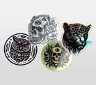 Shiny Stickers Individual Stickers Shiny