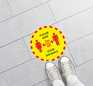 2m Distancing Floor Stickers Floor Stickers