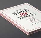 810gsm Triple Layer Save the Date Cards