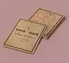 Brown Kraft Save The Date Cards