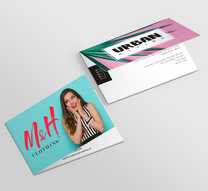 Folded Business Cards