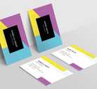 Laminated Multi Name Business Cards
