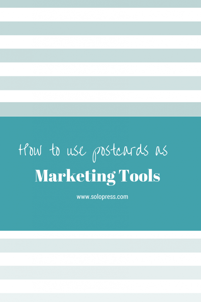 'how to use postcards as a marketing tool' featured image header and banner