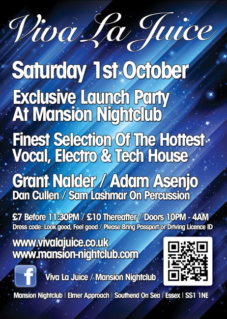 Impression d'affiches de club par Solopress pour Mansion Nightclub electro tech house