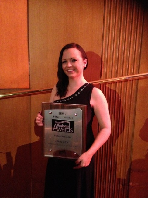 Emma - Solopress Growing Essex Business Award 2012