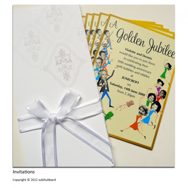 Invitations printed by Solopress for Suki Hubbard