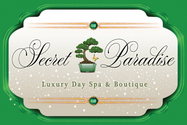 Solopress printed and die cut these 400gsm Silk Business Cards for Secret Paradise Spa in London