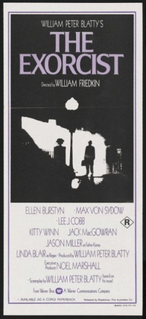 El cartel de la película de terror El Exorcista en el blog de Solopress Printing and Design