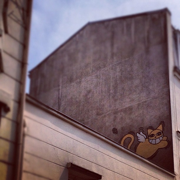 Cat Graffiti Instagram photo Copyright Solopress 2012