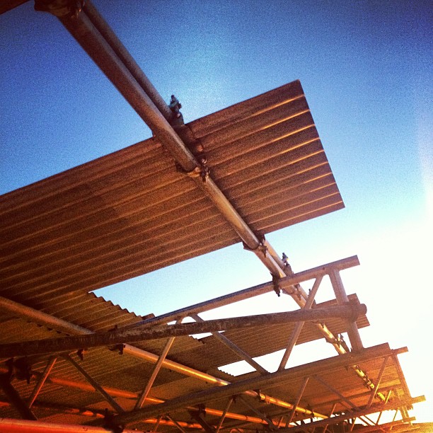 Scaffolding Instagram photo Copyright Solopress 2012