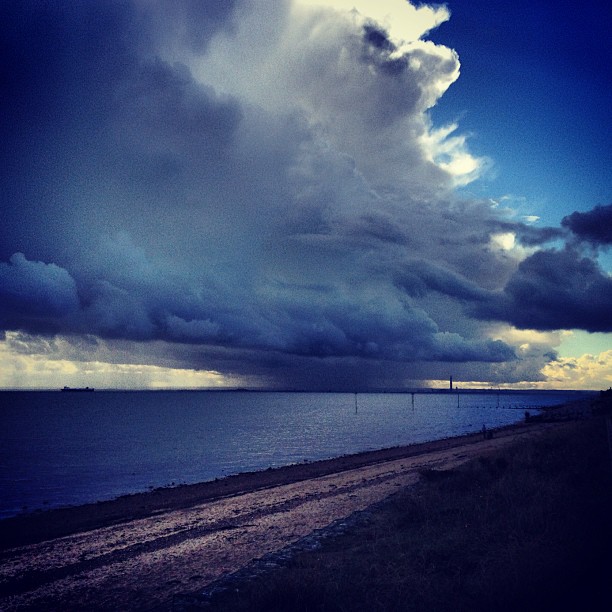 Shoebury Beach Storm Instagram photo Copyright Solopress 2012