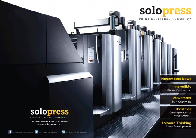 Solopress tips and tricks for designing a company brochure cover