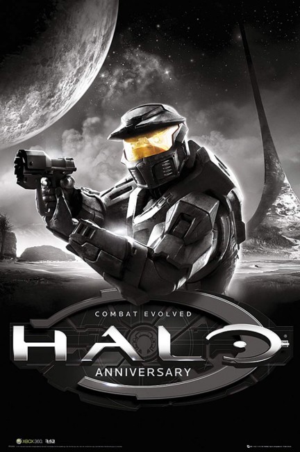 Solopress Design Insight Halo Combat Evolved Anniversary poster del videogioco