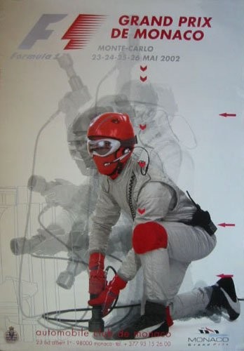 Monaco F1 Grand Prix poster 2002 in Solopress printing blog
