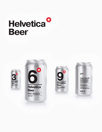 Helvetica beer photo