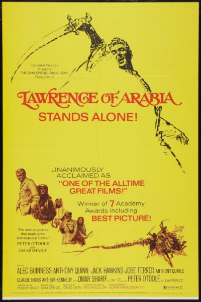 Peter O'Toole Lawrence of Arabia NEW Great Poster #1 