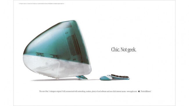 Chic Not Geek Print-Werbung