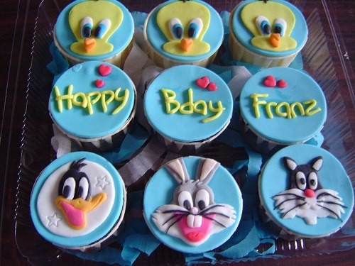 Cupcakes dos Looney Tunes