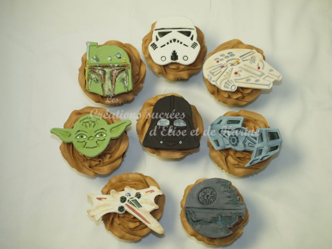 Cupcakes de la Guerre des étoiles