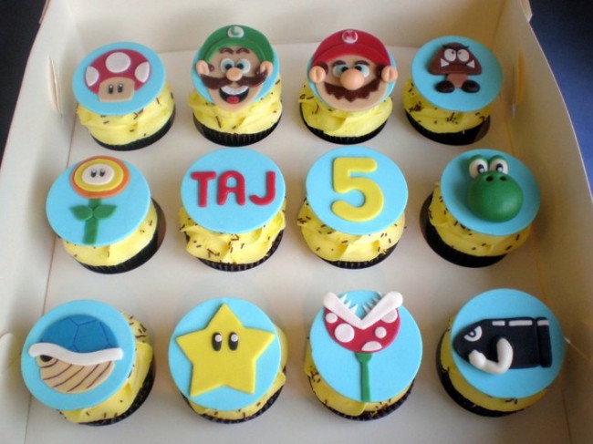 Super Mario Bros cupcakes