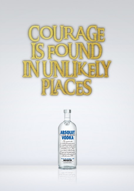 Tolkien Absolut Vodka poster