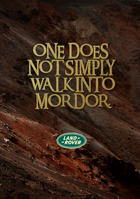 Land Rover poster