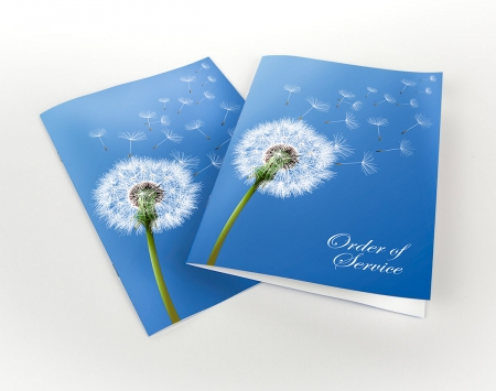 Choose Solopress to print your order of service booklets