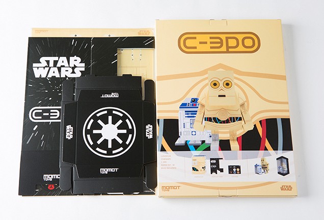 C-3PO de papel artesanal da Guerra das Estrelas