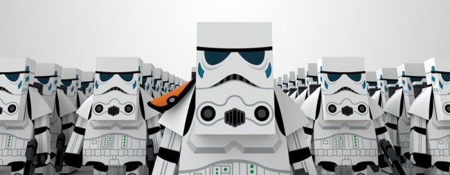 Star Wars papercraft speelgoed Stormtroopers