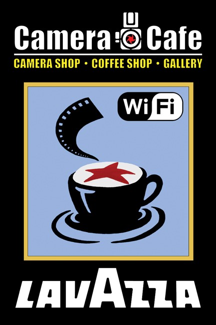 Cartaz encapsulado do Camera Cafe London