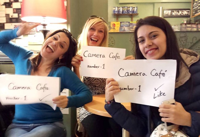 Clientes satisfeitos do Camera Cafe London