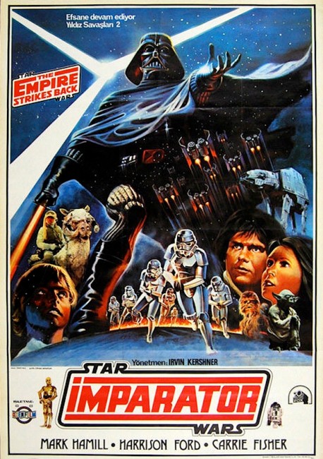 Empire Strikes Back Filmplakat Türkei 1980