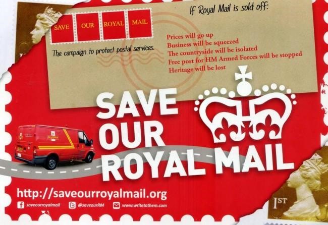 Save Our Royal Mail Leaflet