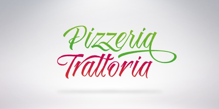 Italian Menu Font