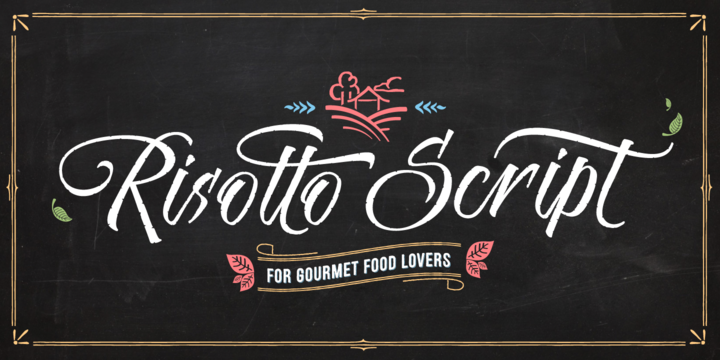Solopress' Font of the Day is Risotto Script!