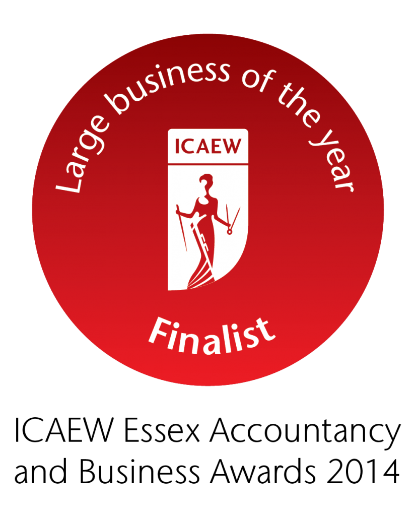 Large Business of the Year award finalist badge 2014