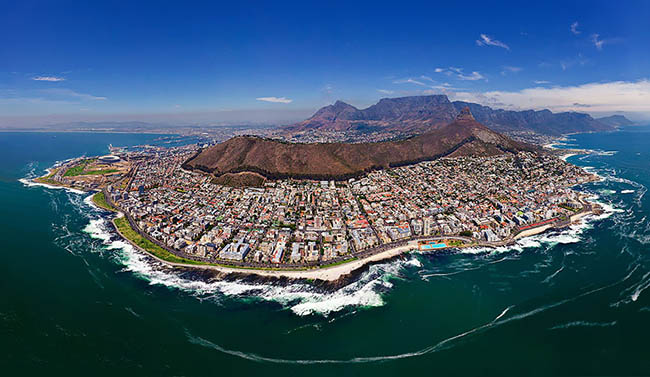 Atemberaubende Aussicht auf Kapstadt