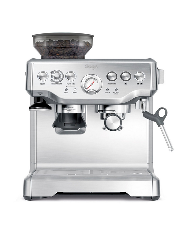 Stainless steel coffee machine designed by Heston Blumenthal