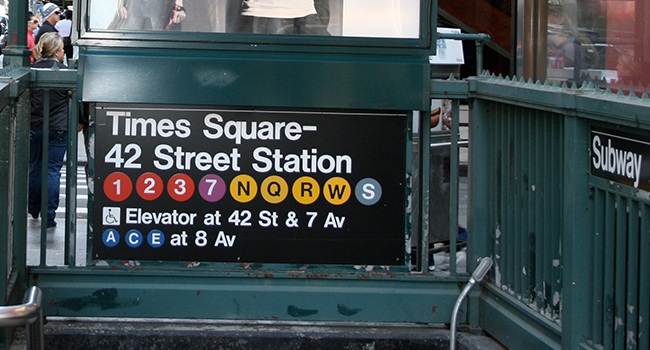 New York Subway Sign