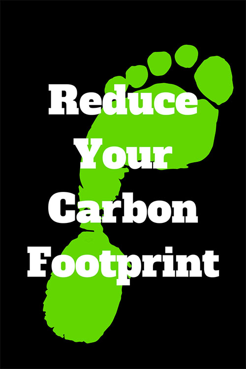 Choose companies that reduce their carbon footprint.