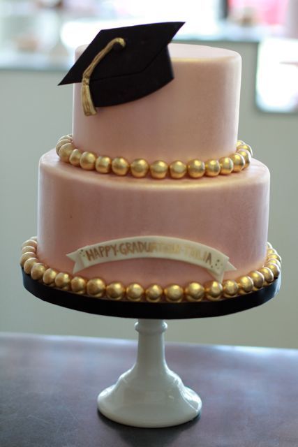 Sweet and Saucy shop graduation cake