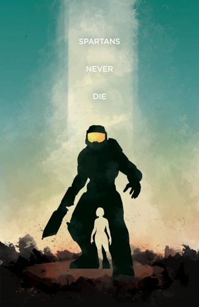 Halo poster by Dylan West