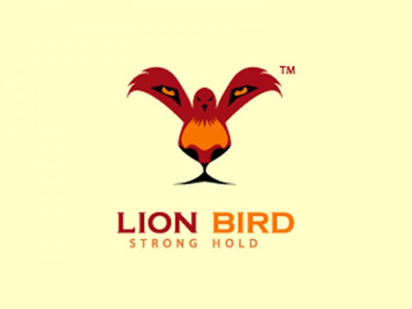 Lion bird logo design