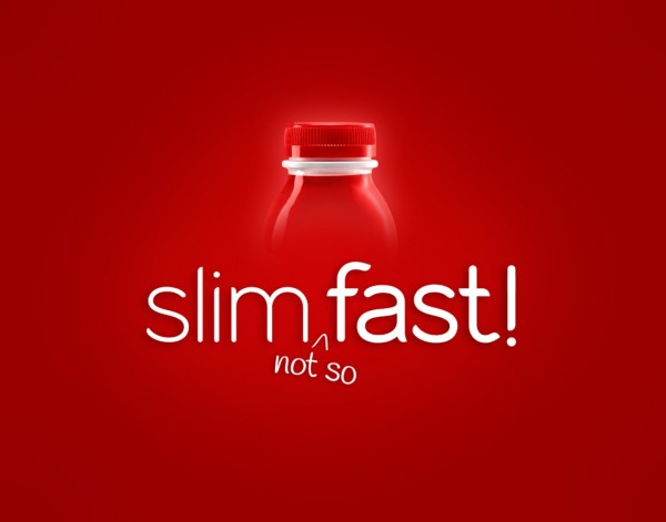Slim Fast slogan honesto