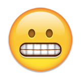 emoji visage grimaçant signification