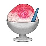 shaved ice emoji meanings