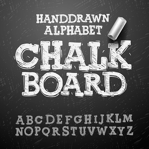 chalkboard font guide get the best out of your print